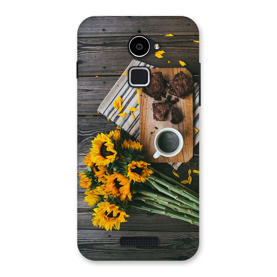 Coffee and Flowers Back Case for Coolpad Note 3 Lite