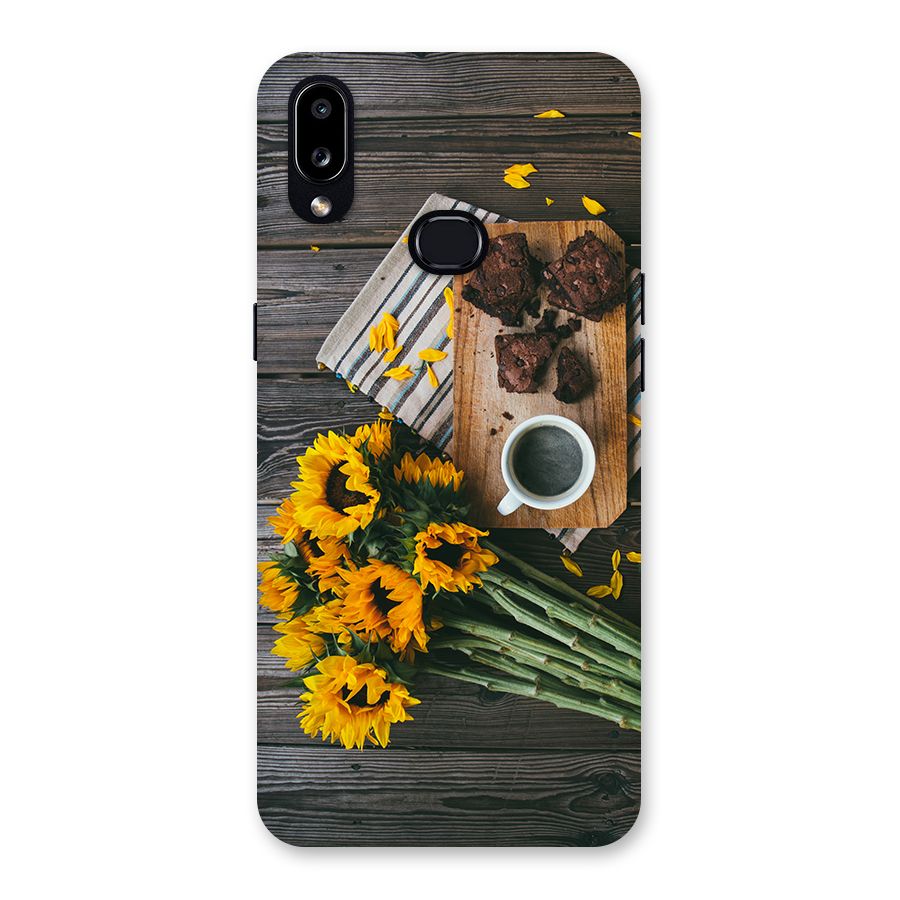 Coffee and Flowers Back Case for Galaxy A10s