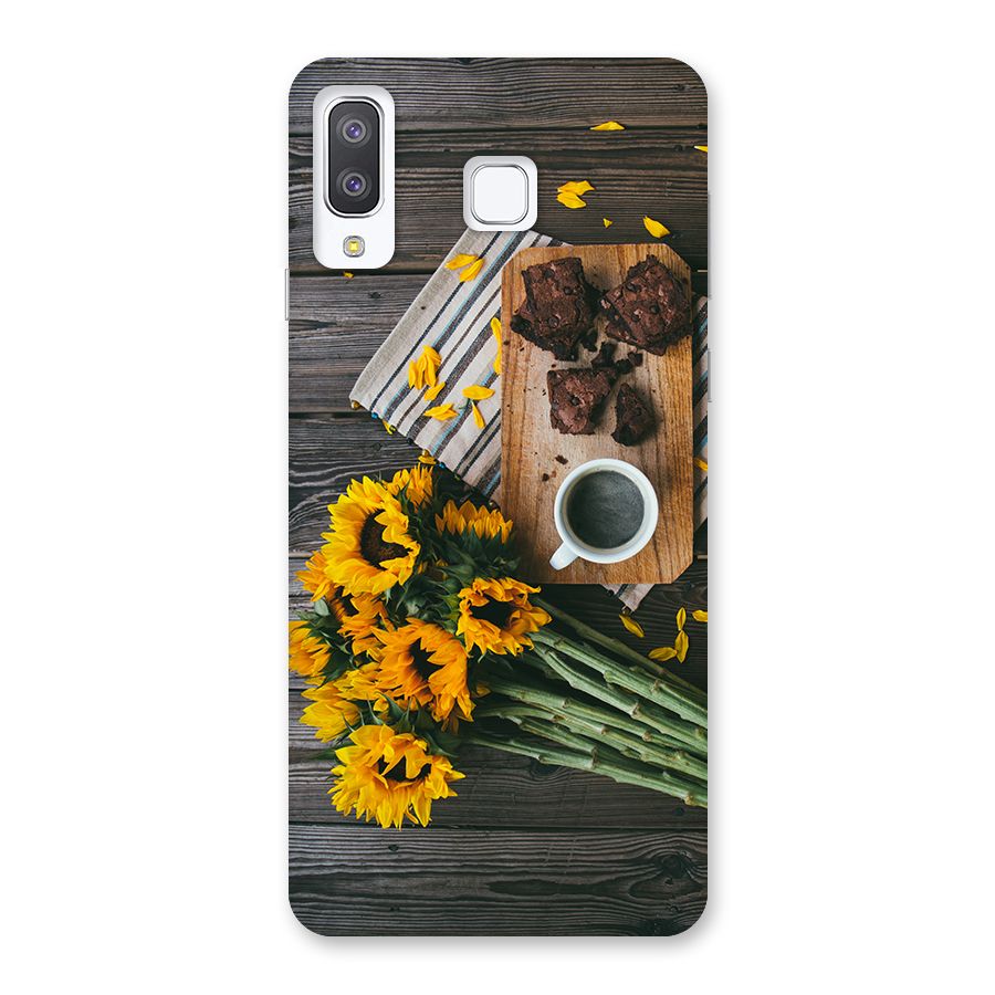 Coffee and Flowers Back Case for Galaxy A8 Star