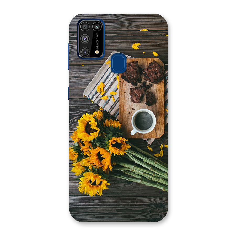 Coffee and Flowers Back Case for Galaxy F41