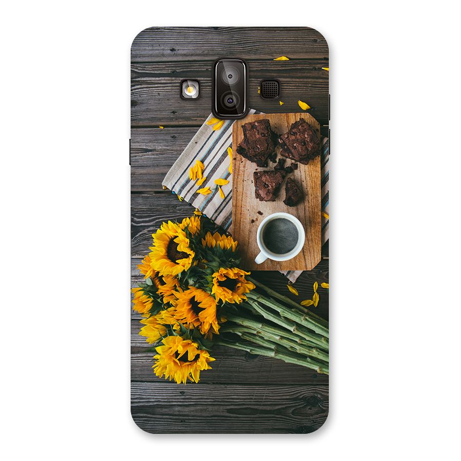 Coffee and Flowers Back Case for Galaxy J7 Duo