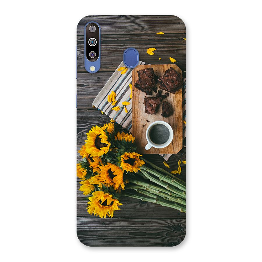 Coffee and Flowers Back Case for Galaxy M30