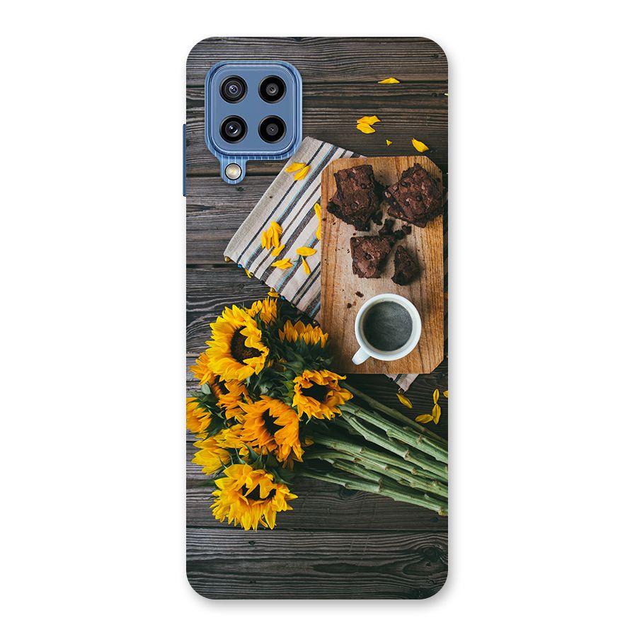 Coffee and Flowers Back Case for Galaxy M32