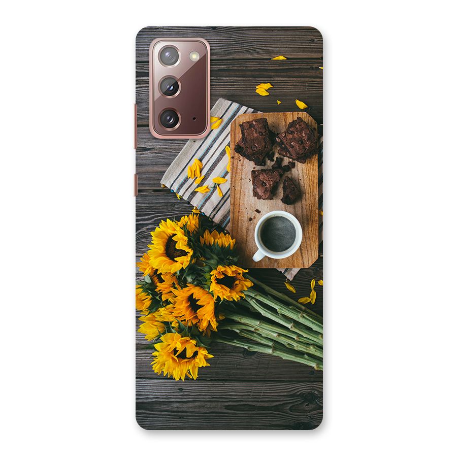 Coffee and Flowers Back Case for Galaxy Note 20