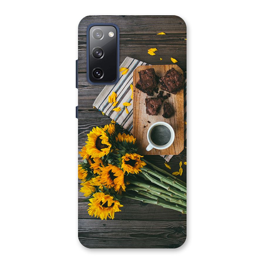 Coffee and Flowers Back Case for Galaxy S20 FE