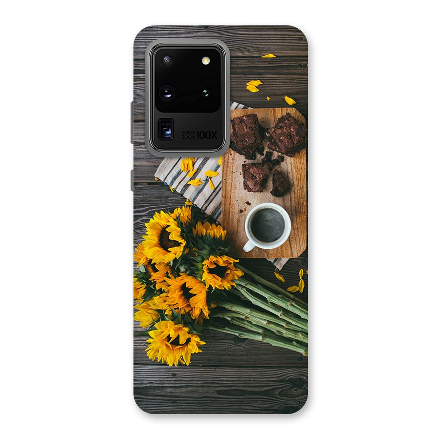 Coffee and Flowers Back Case for Galaxy S20 Ultra