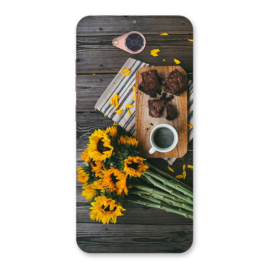 Coffee and Flowers Back Case for Gionee S6 Pro