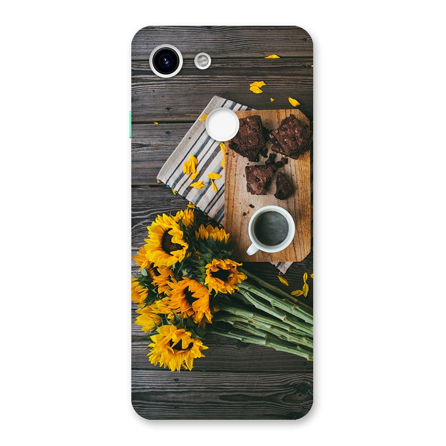 Coffee and Flowers Back Case for Google Pixel 3