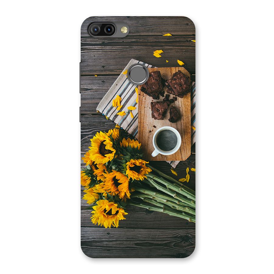 Coffee and Flowers Back Case for Infinix Hot 6 Pro