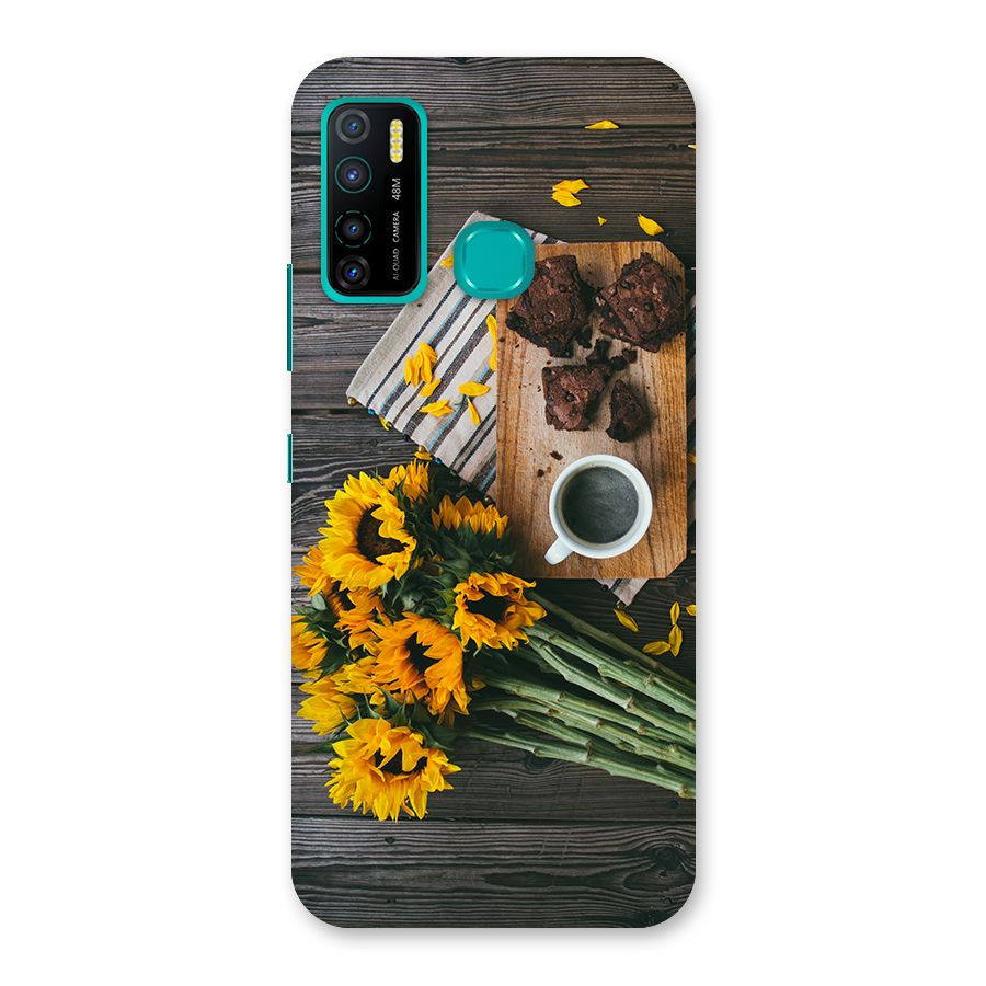 Coffee and Flowers Back Case for Infinix Hot 9 Pro