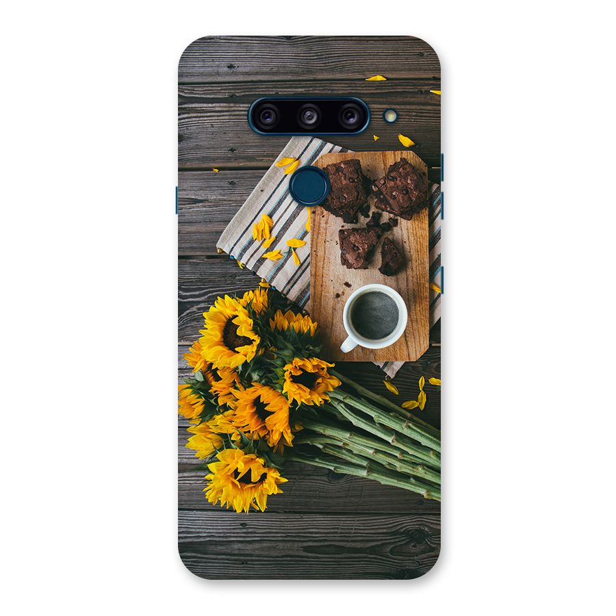 Coffee and Flowers Back Case for LG  V40 ThinQ