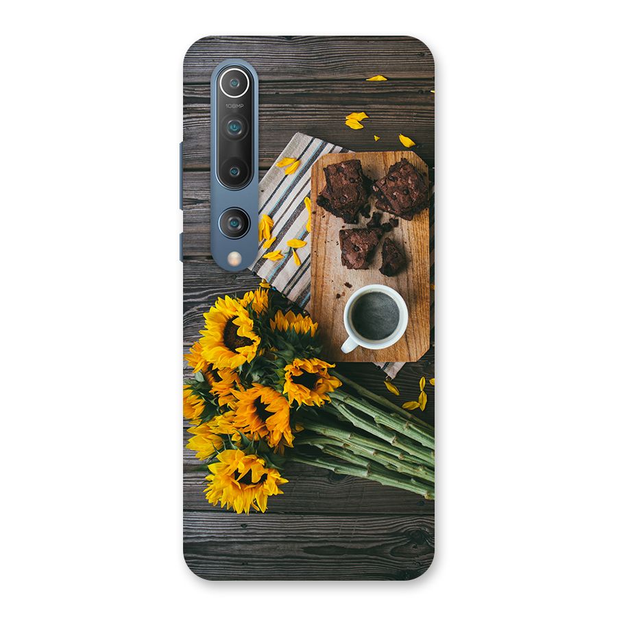 Coffee and Flowers Back Case for Mi 10