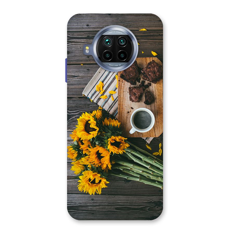 Coffee and Flowers Back Case for Mi 10i