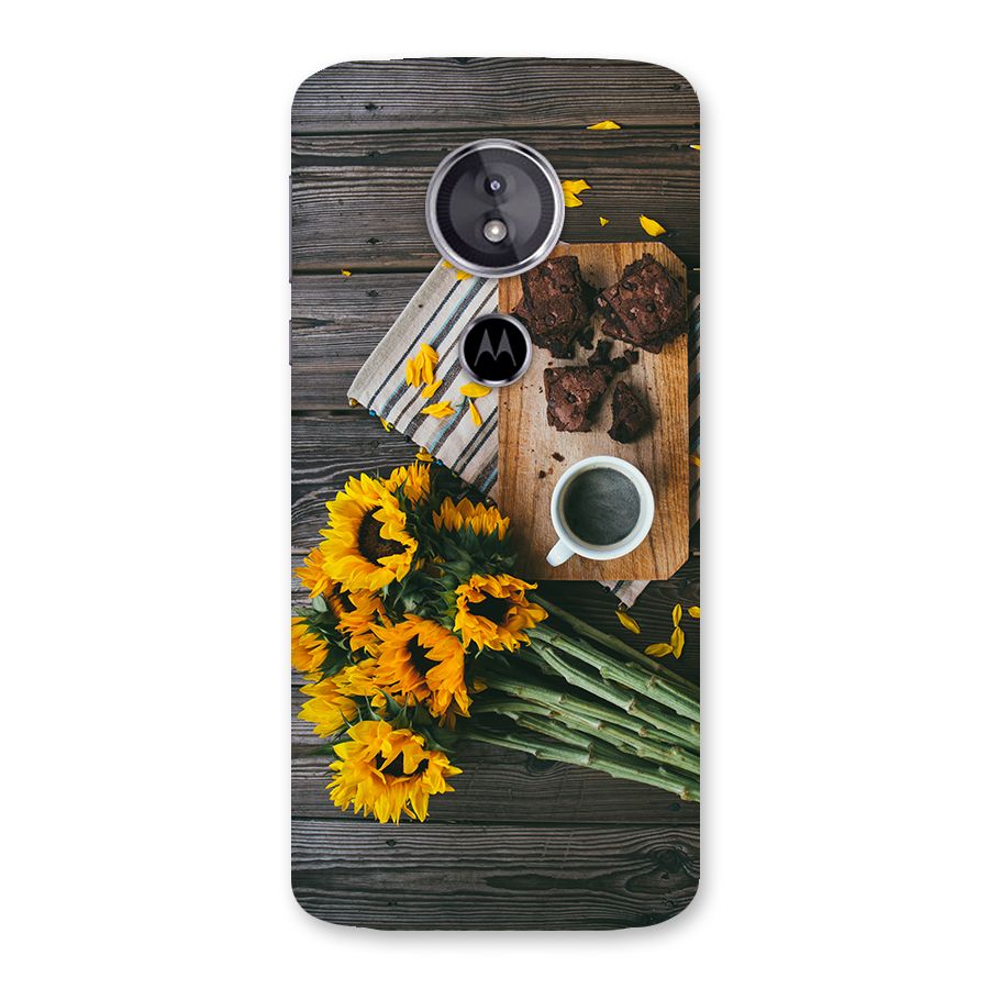 Coffee and Flowers Back Case for Moto E5