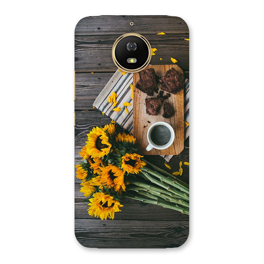 Coffee and Flowers Back Case for Moto G5s