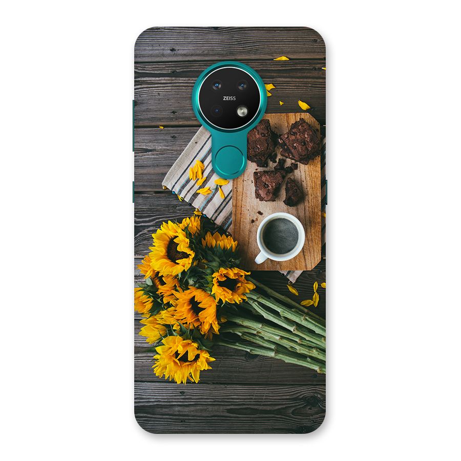 Coffee and Flowers Back Case for Nokia 7.2
