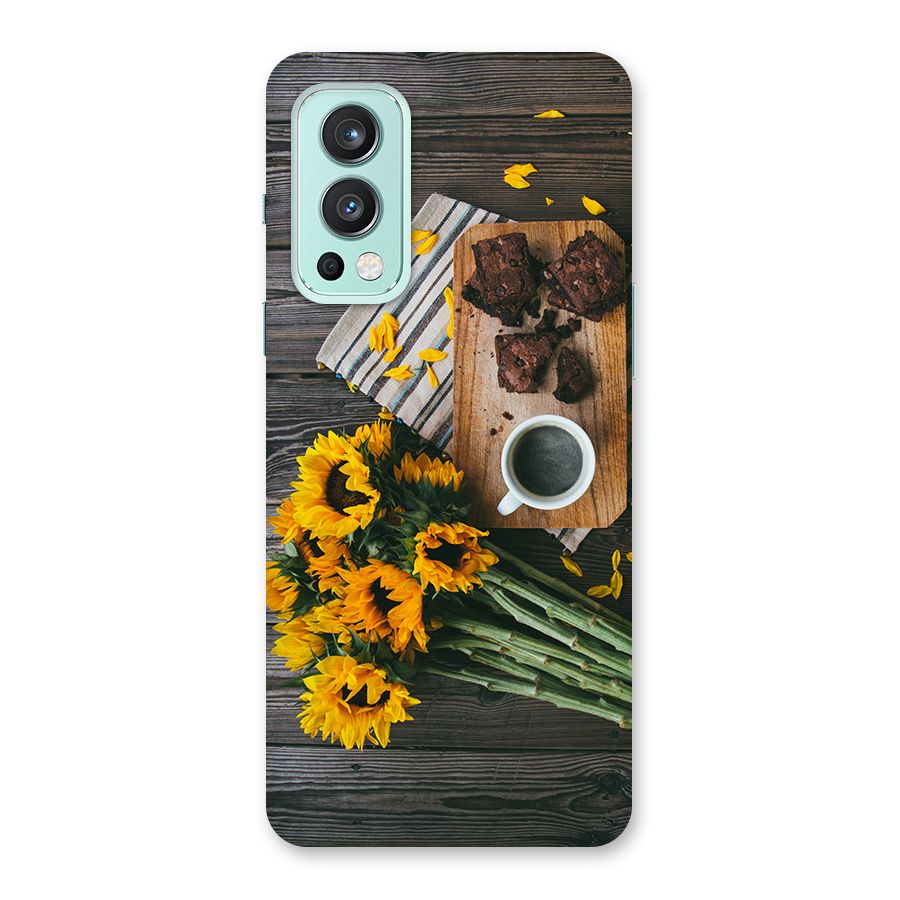 Coffee and Flowers Back Case for OnePlus Nord 2 5G