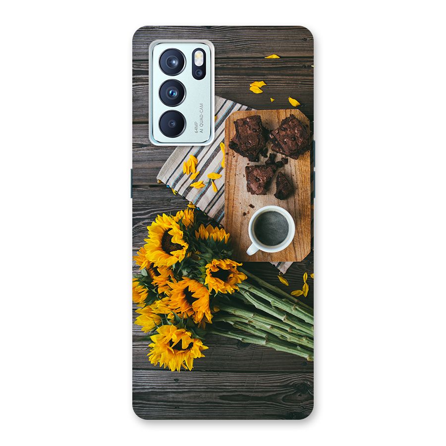 Coffee and Flowers Back Case for Oppo Reno6 Pro 5G