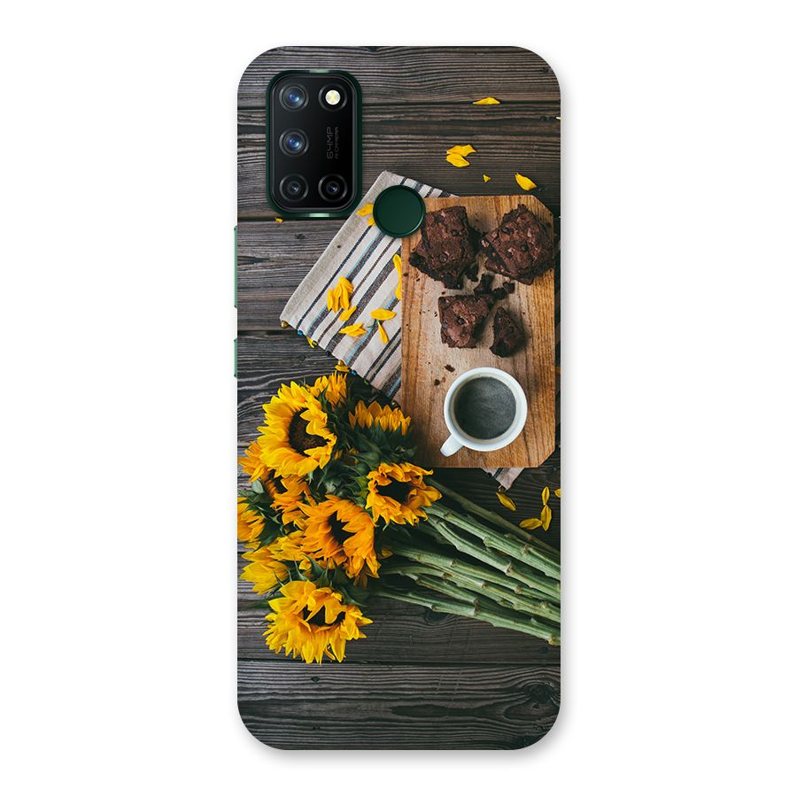 Coffee and Flowers Back Case for Realme 7i