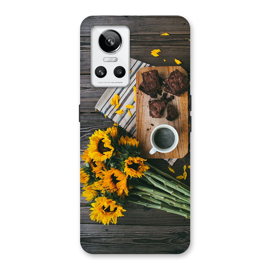 Coffee and Flowers Back Case for Realme GT Neo 3