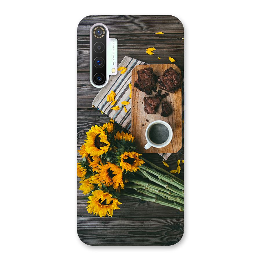 Coffee and Flowers Back Case for Realme X3