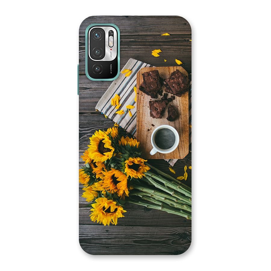 Coffee and Flowers Back Case for Redmi Note 10T 5G