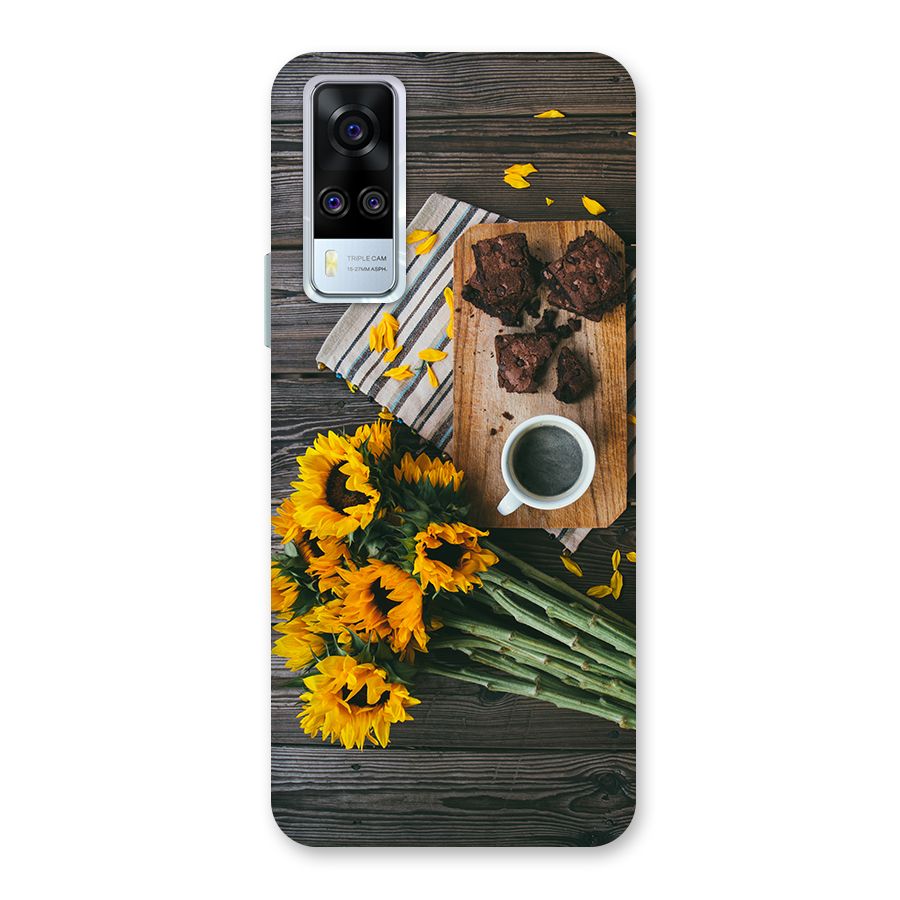 Coffee and Flowers Back Case for Vivo Y31