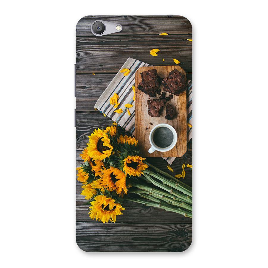 Coffee and Flowers Back Case for Vivo Y53