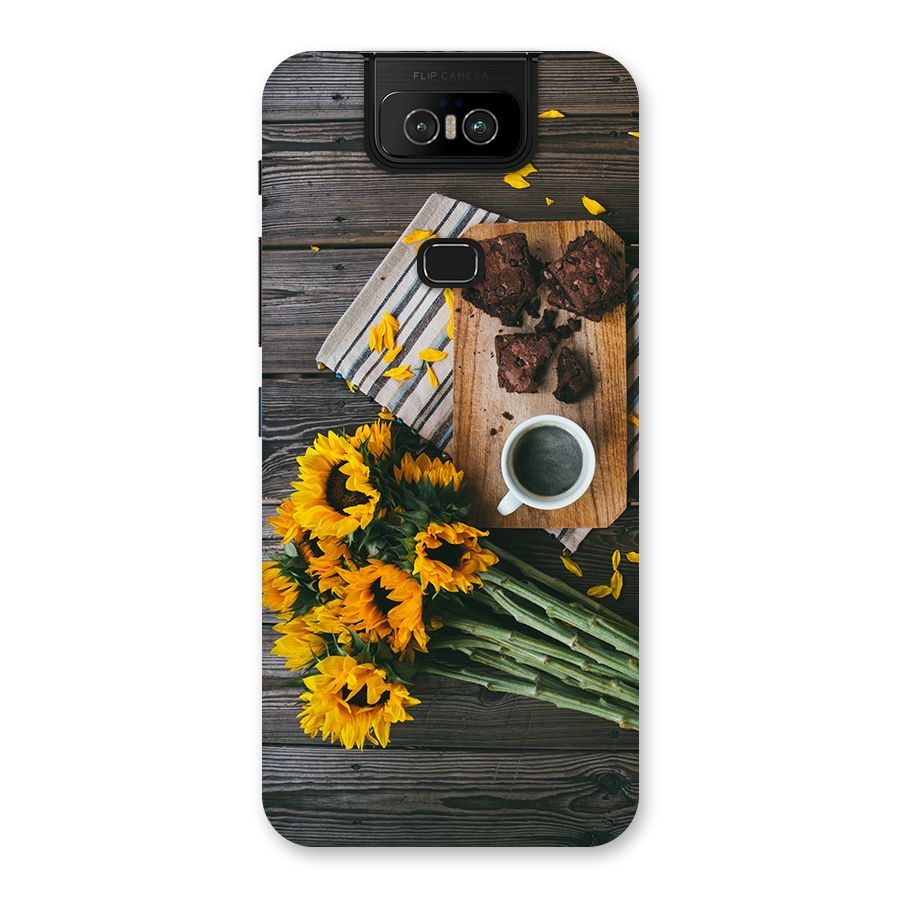 Coffee and Flowers Back Case for Zenfone 6z