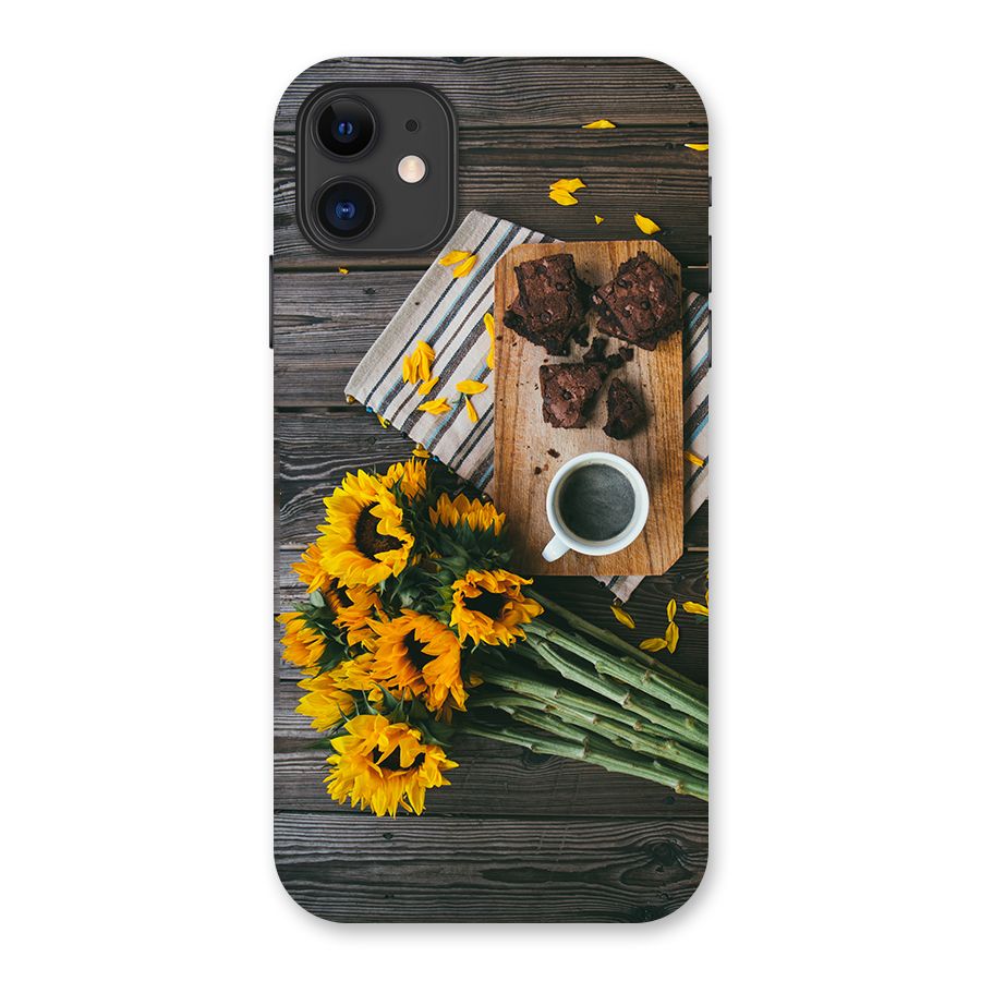 Coffee and Flowers Back Case for iPhone 11