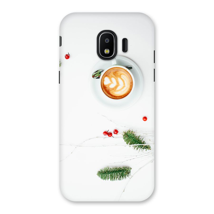 Coffee and Leafs Back Case for Galaxy J2 Pro 2018
