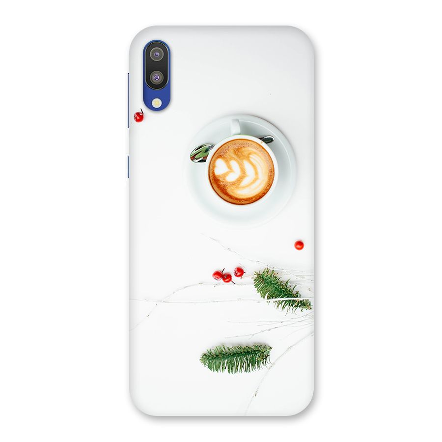Coffee and Leafs Back Case for Galaxy M10