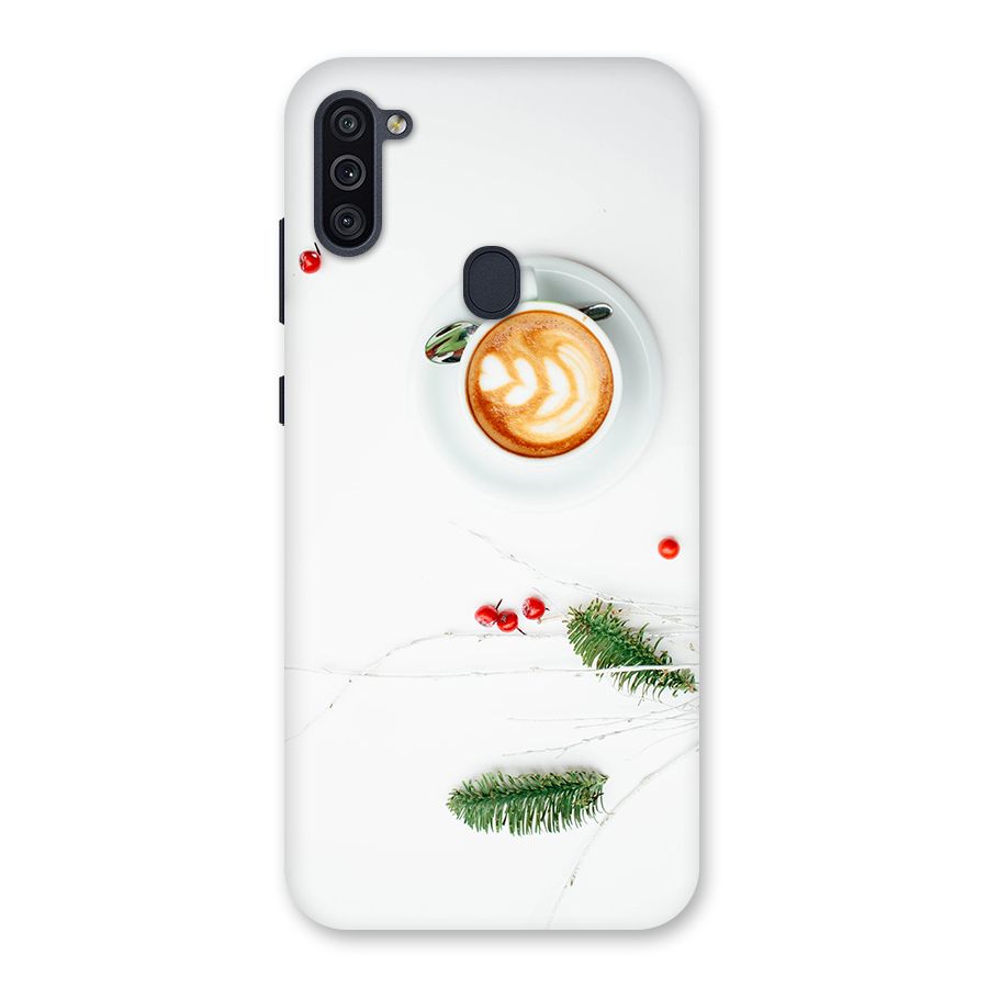 Coffee and Leafs Back Case for Galaxy M11