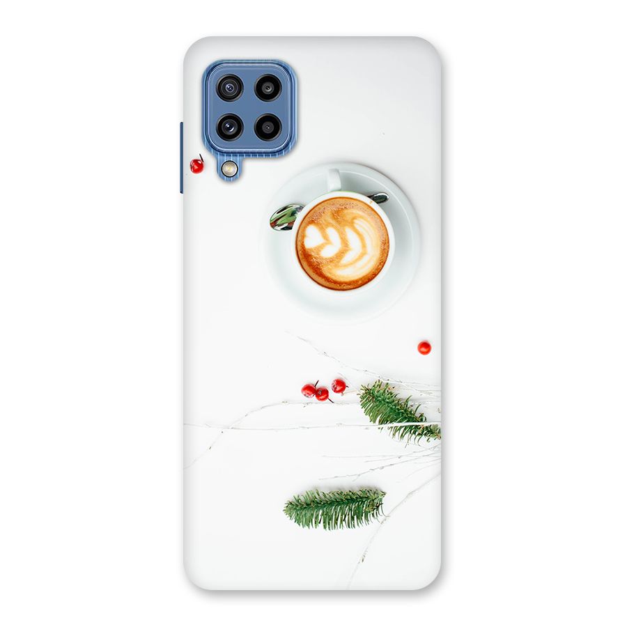 Coffee and Leafs Back Case for Galaxy M32