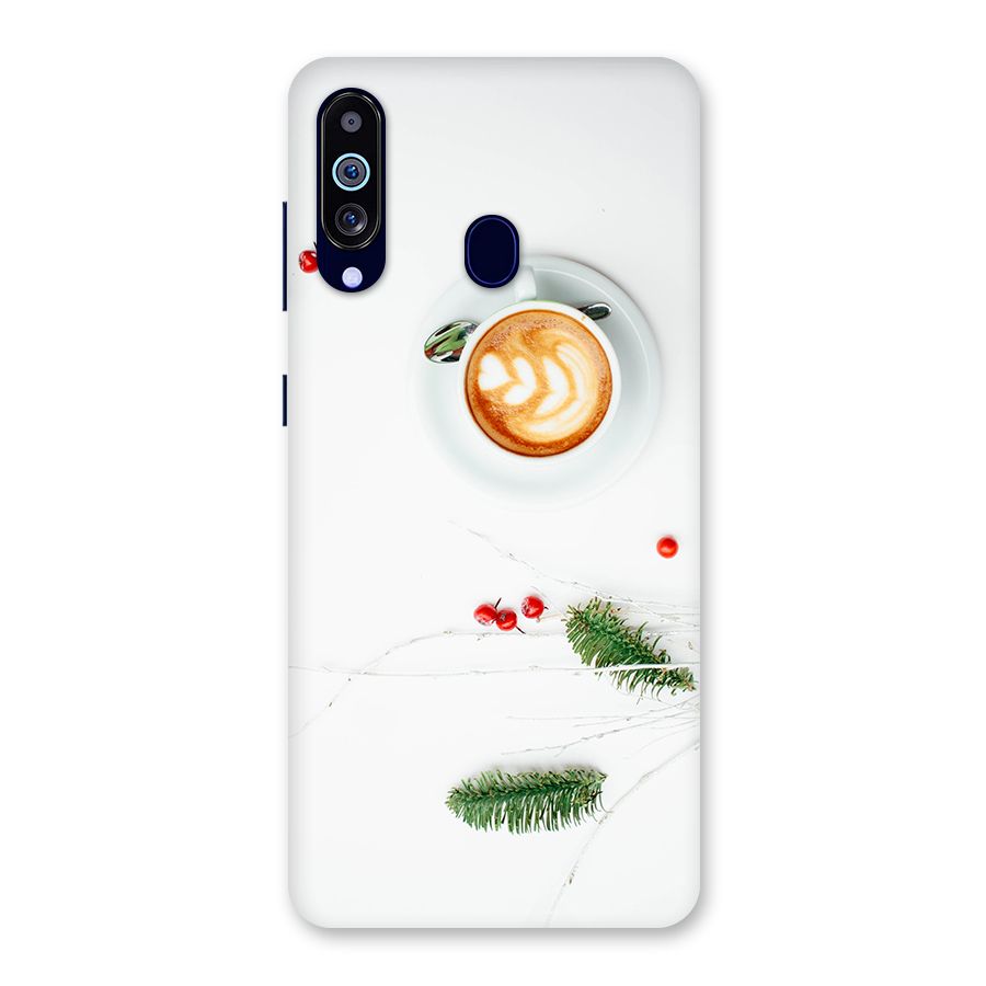 Coffee and Leafs Back Case for Galaxy M40