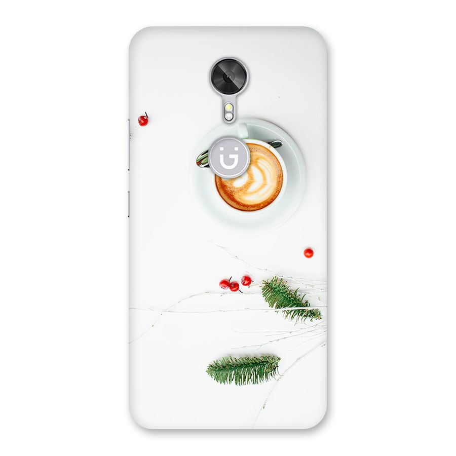 Coffee and Leafs Back Case for Gionee A1