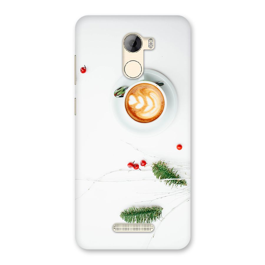 Coffee and Leafs Back Case for Gionee A1 LIte