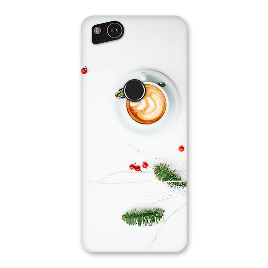 Coffee and Leafs Back Case for Google Pixel 2