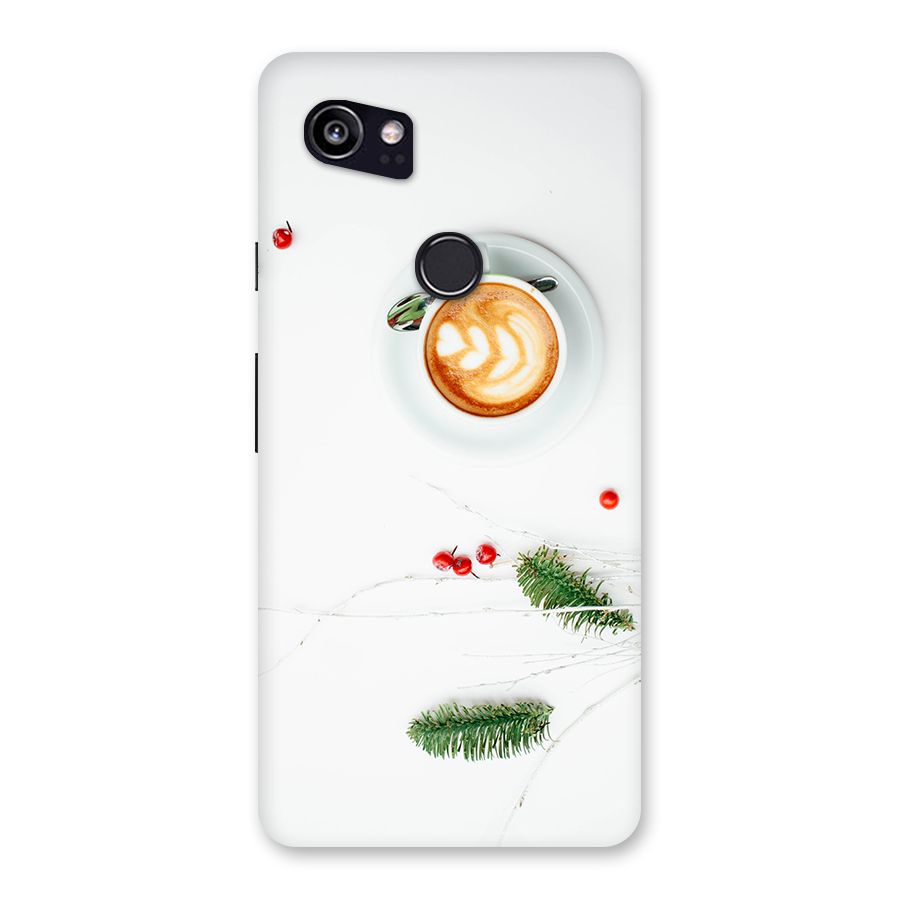 Coffee and Leafs Back Case for Google Pixel 2 XL