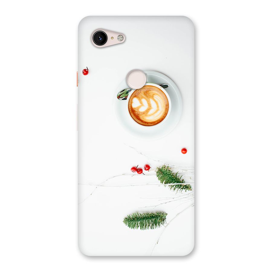 Coffee and Leafs Back Case for Google Pixel 3 XL