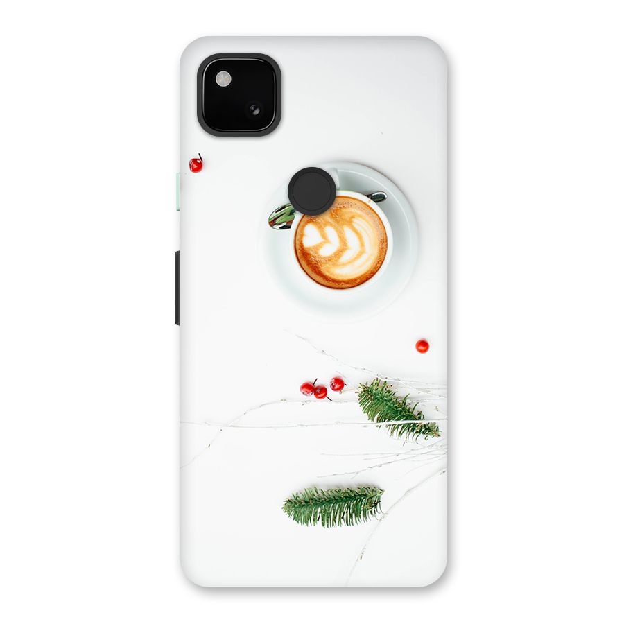 Coffee and Leafs Back Case for Google Pixel 4a