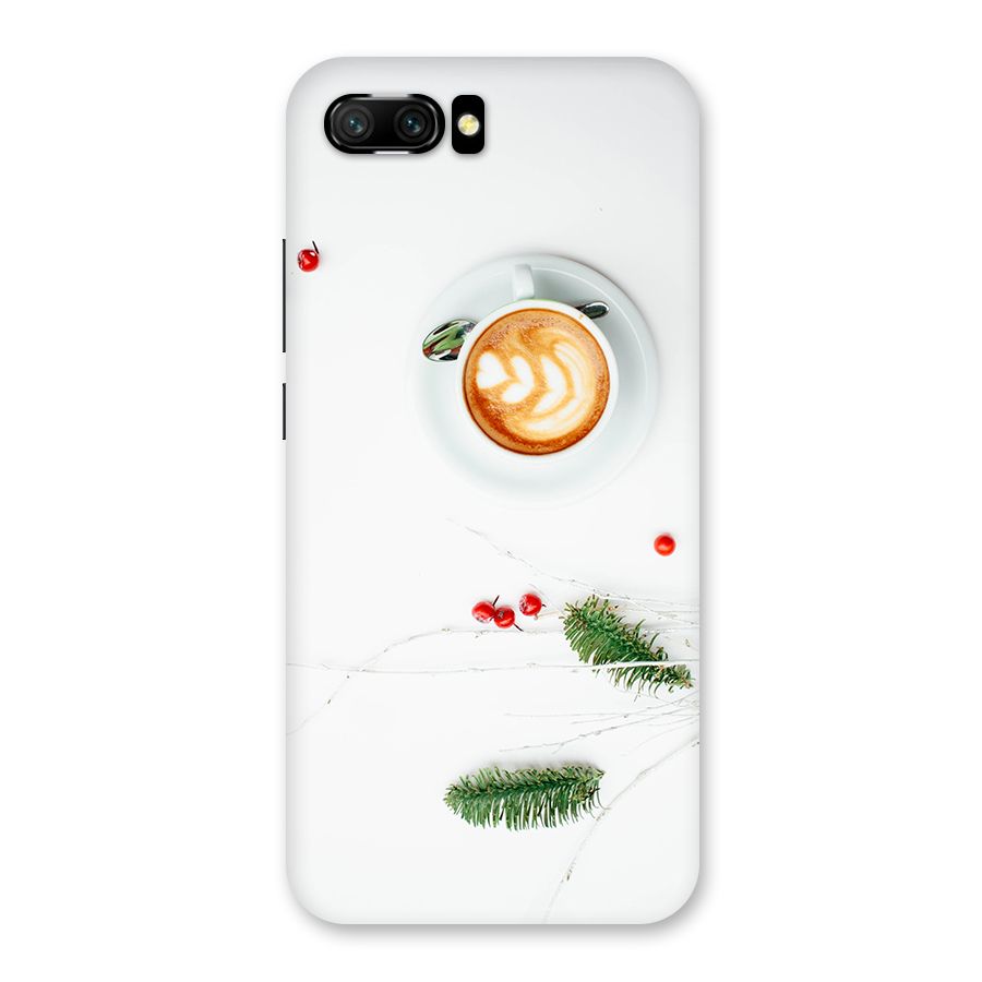 Coffee and Leafs Back Case for Honor 10