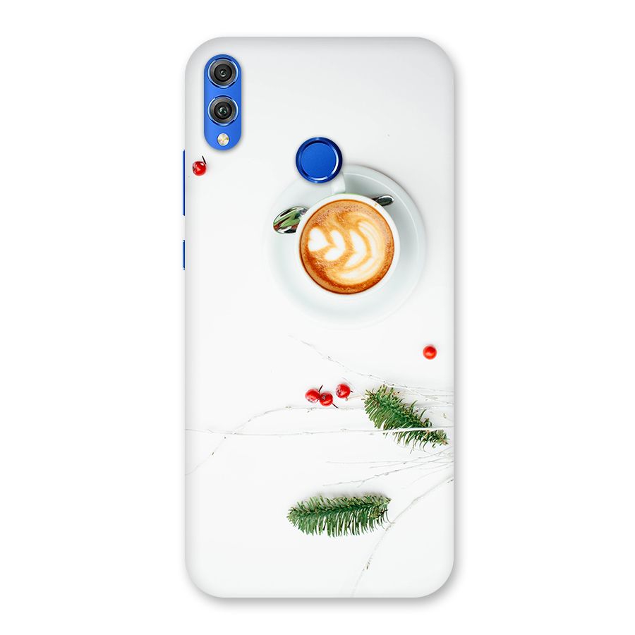 Coffee and Leafs Back Case for Honor 8X
