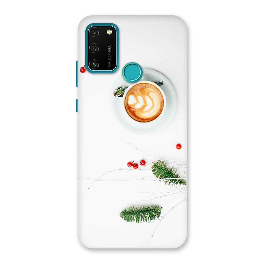 Coffee and Leafs Back Case for Honor 9A