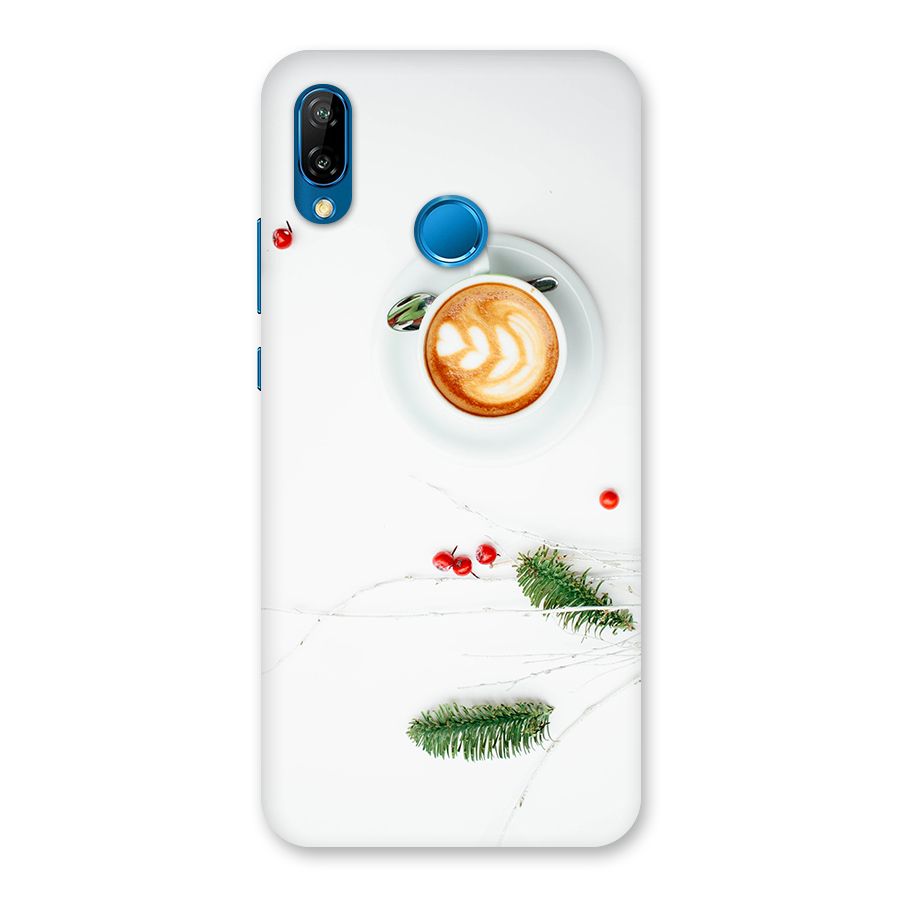 Coffee and Leafs Back Case for Huawei P20 Lite