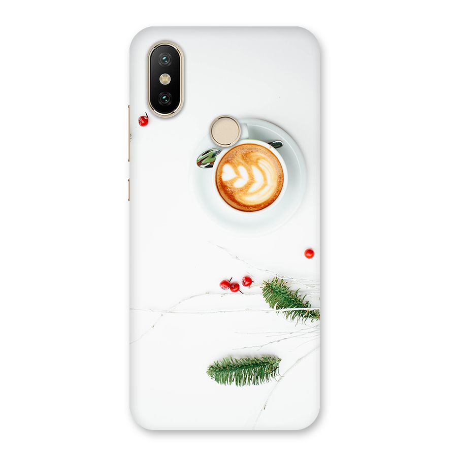 Coffee and Leafs Back Case for Mi A2