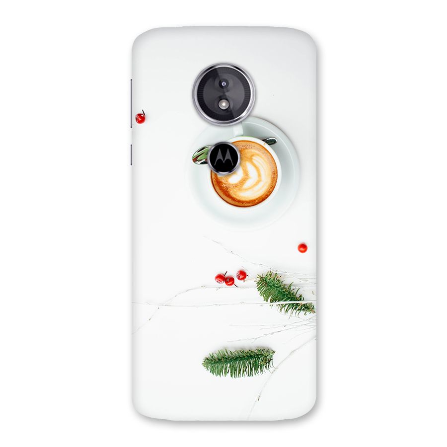 Coffee and Leafs Back Case for Moto E5