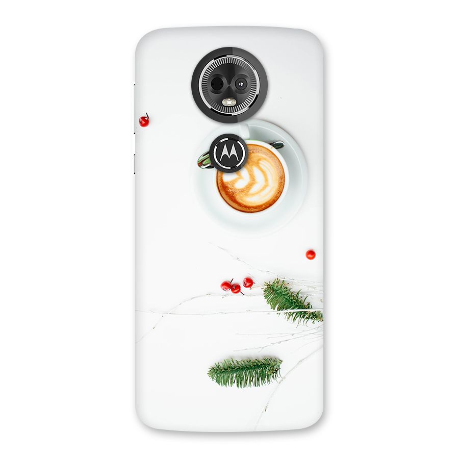 Coffee and Leafs Back Case for Moto E5 Plus