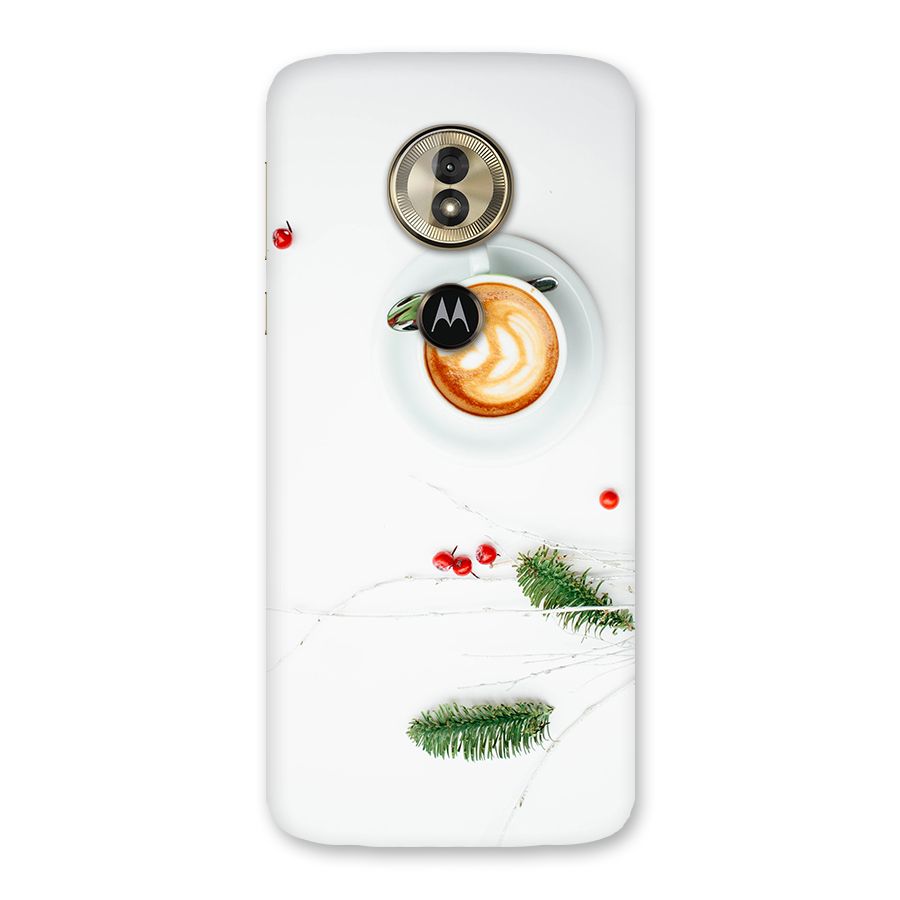 Coffee and Leafs Back Case for Moto G6 Play