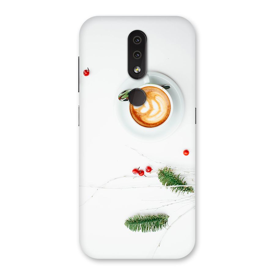 Coffee and Leafs Back Case for Nokia 4.2